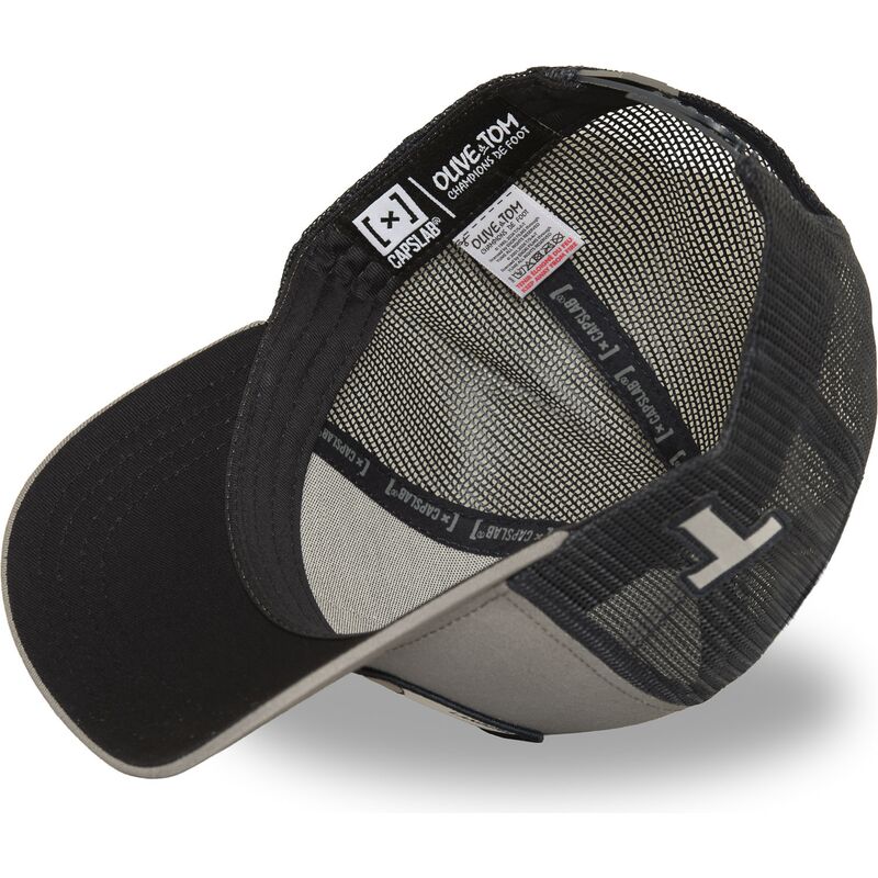 cappello-curvo-grigio-snapback-oet2-lan-mark-lenders-campioni-oliver-e-benji-di-capslab