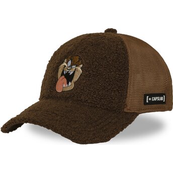 Cappello curvo marrone snapback Diavolo della Tasmania Looney Tunes di Capslab
