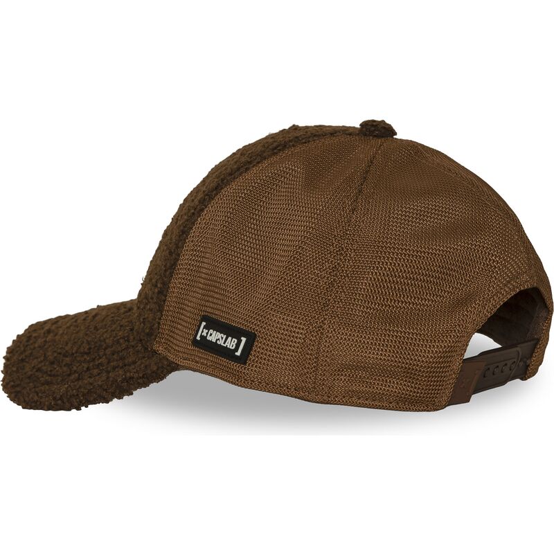 cappello-curvo-marrone-snapback-diavolo-della-tasmania-looney-tunes-di-capslab