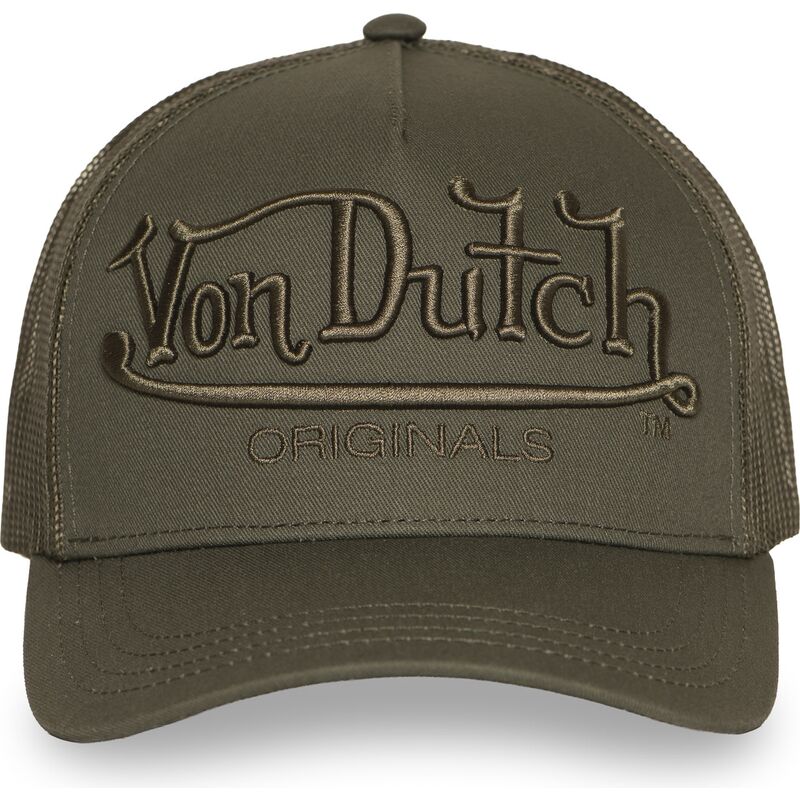 cappellino-trucker-verde-emb04-di-von-dutch