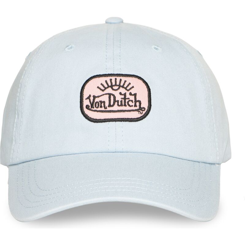 cappellino-curvo-azzurro-chiaro-regolabile-log11-di-von-dutch