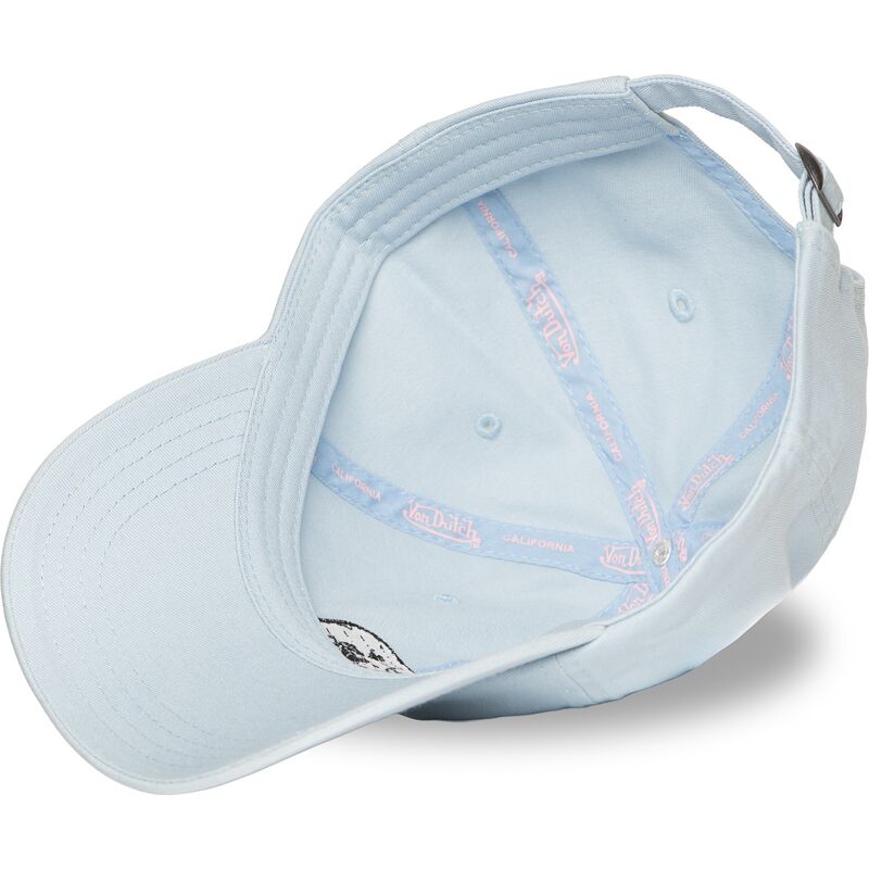 cappellino-curvo-azzurro-chiaro-regolabile-log11-di-von-dutch