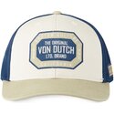 cappellino-trucker-beige-e-blu-sem10-di-von-dutch