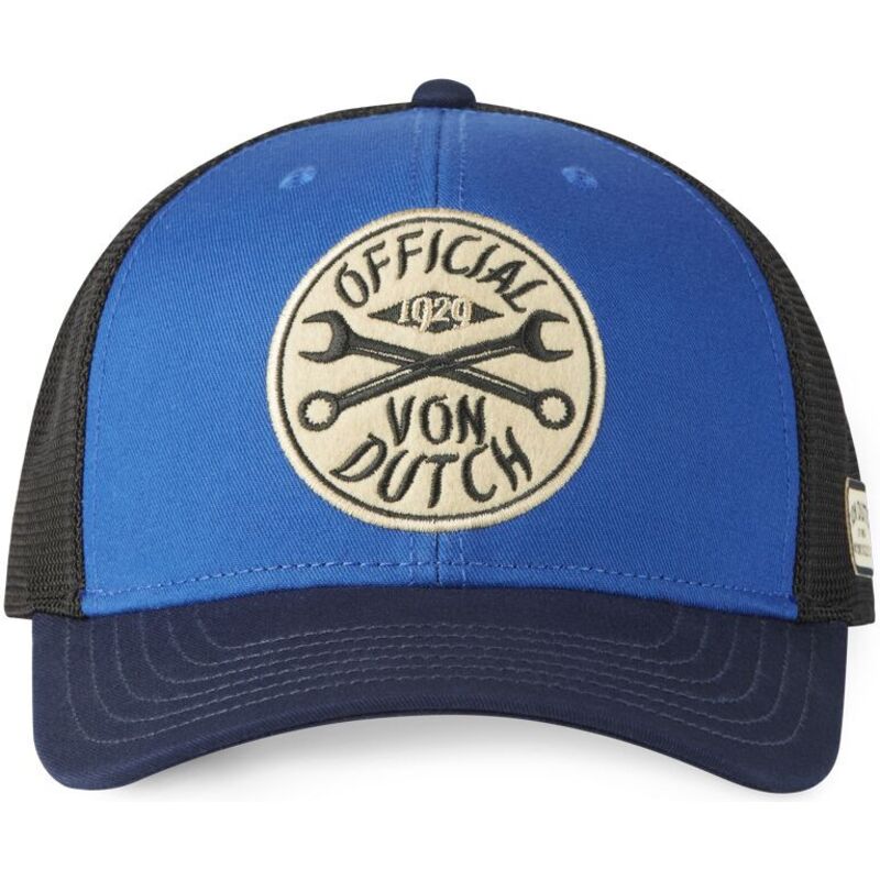 cappellino-trucker-blu-e-nero-sem11-di-von-dutch