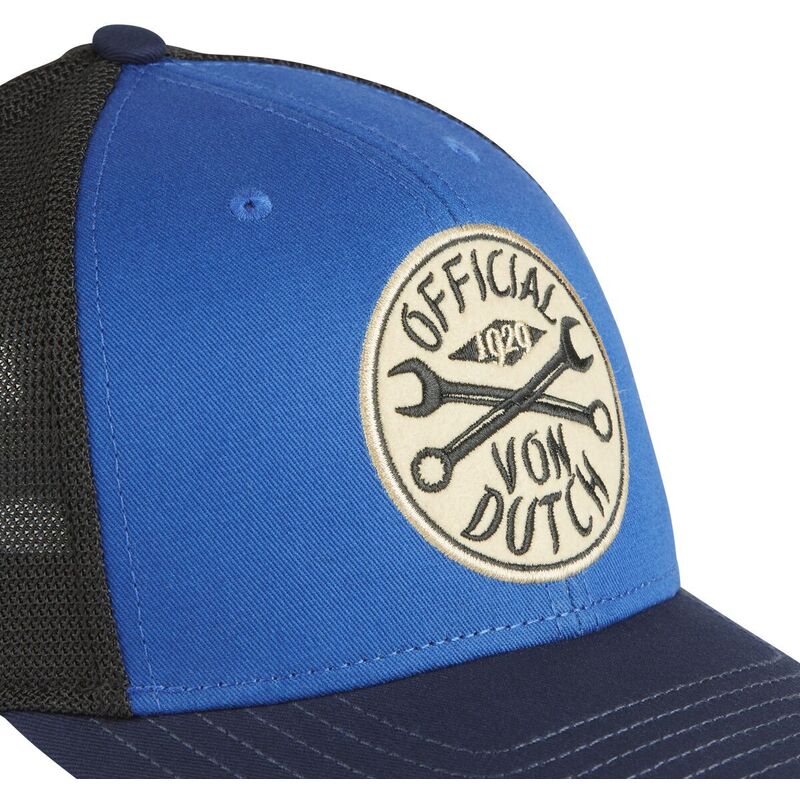 cappellino-trucker-blu-e-nero-sem11-di-von-dutch
