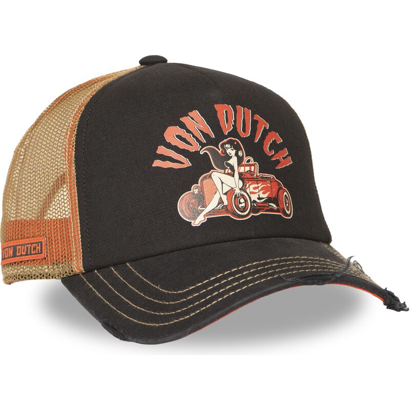 cappellino-trucker-nero-e-beige-crew31-di-von-dutch