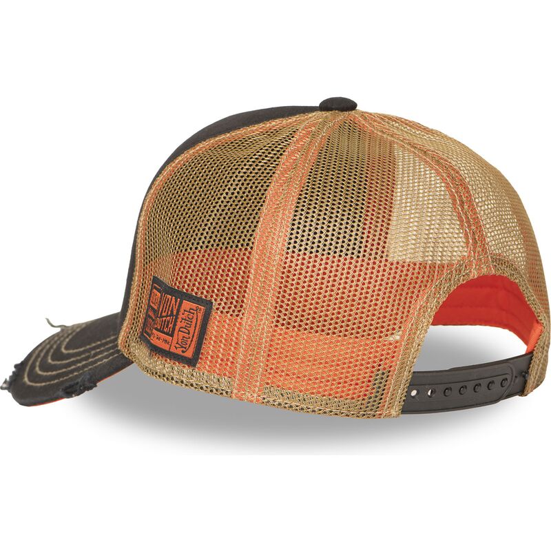 cappellino-trucker-nero-e-beige-crew31-di-von-dutch