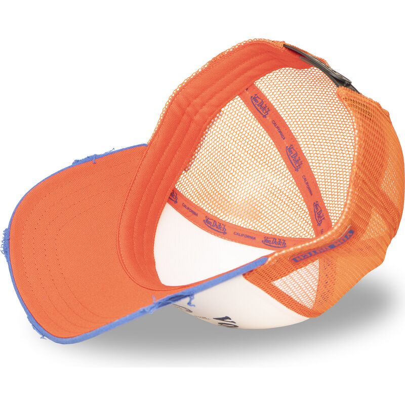cappellino-trucker-arancione-e-blu-crew34-di-von-dutch