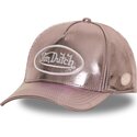cappello-curvo-rosa-cinghia-regolabile-shinr-di-von-dutch