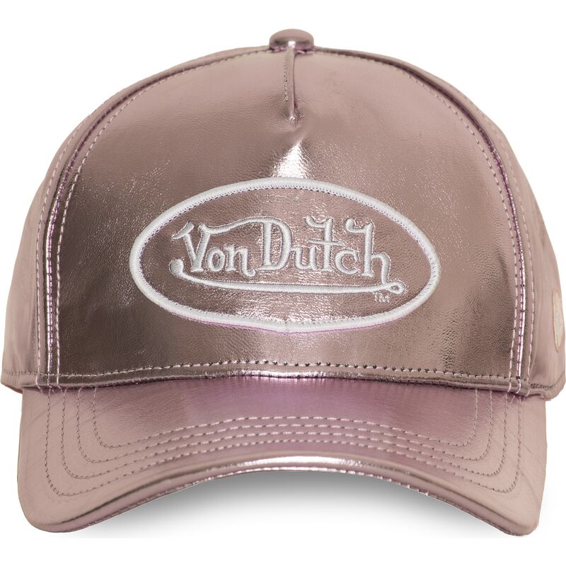 cappello-curvo-rosa-cinghia-regolabile-shinr-di-von-dutch
