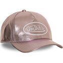 cappello-curvo-rosa-cinghia-regolabile-shinr-di-von-dutch