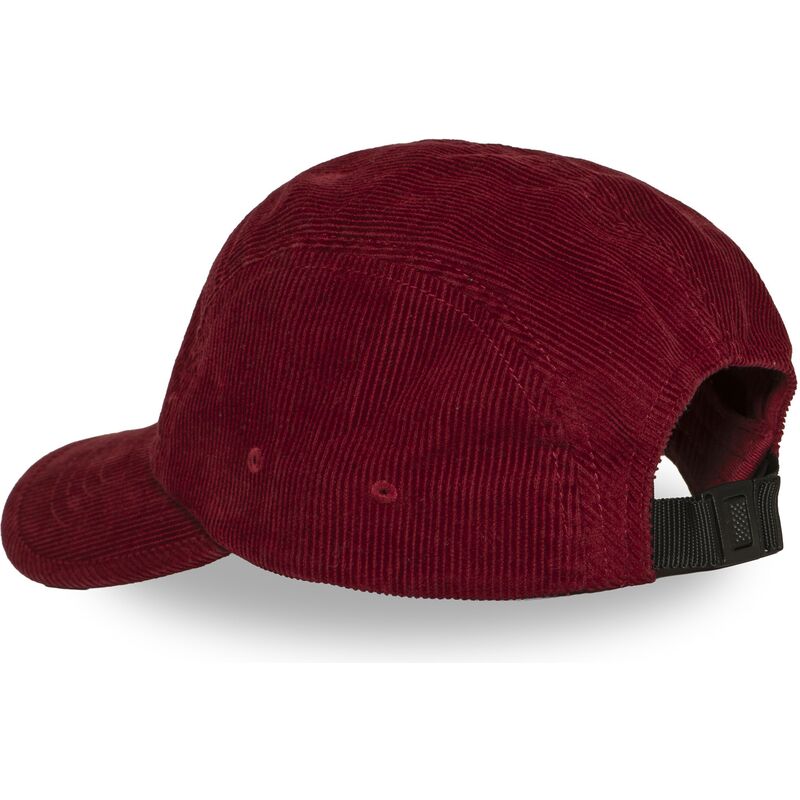 cappello-curvo-5-panel-rosso-cinghia-regolabile-c5p-vel04-di-von-dutch