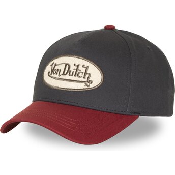 Cappello curvo blu marino snapback TERRY FV di Von Dutch