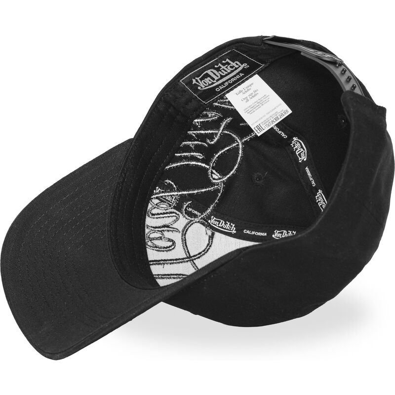 cappello-curvo-nero-snapback-chi04-di-von-dutch