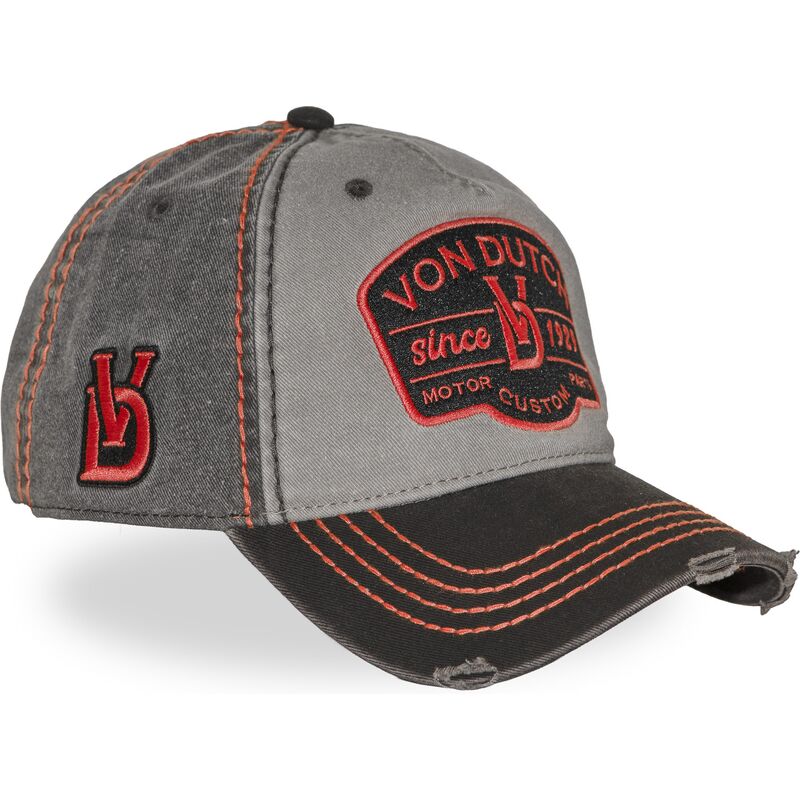 cappello-curvo-grigio-cinghia-regolabile-retro16-di-von-dutch