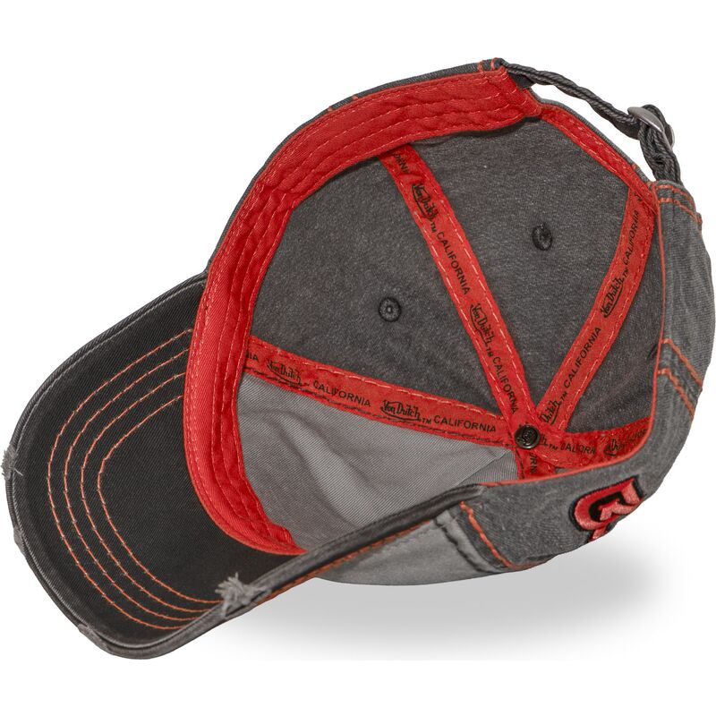 cappello-curvo-grigio-cinghia-regolabile-retro16-di-von-dutch