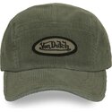 cappello-curvo-5-panel-verde-cinghia-regolabile-c5p-vel03-di-von-dutch