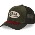 cappello-curvo-verde-snapback-shield07-di-von-dutch