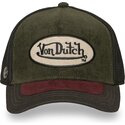 cappello-curvo-verde-snapback-shield07-di-von-dutch