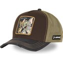 cappello-curvo-marrone-snapback-taj9-jat-tom-e-jerry-looney-tunes-di-capslab