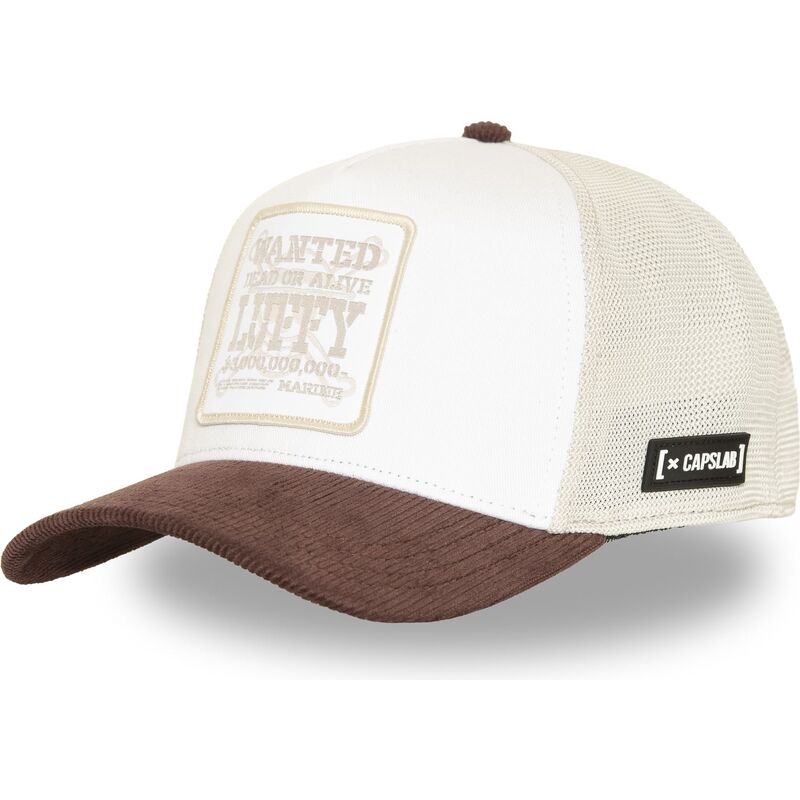 cappello-curvo-beige-snapback-op9-bico-monkey-d-luffy-one-piece-di-capslab cappello-curvo-beige-snapback-op9-bico-monkey-d-luffy-one-piece-di-capslab