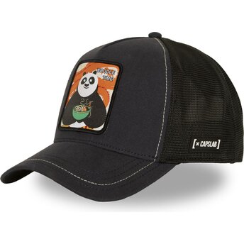 Cappello curvo nero snapback KFP2 PAN Po Kung Fu Panda di Capslab