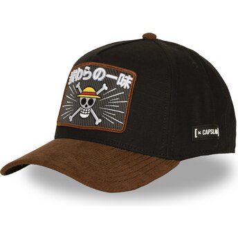 Cappello curvo marrone snapback OP8 MUG Pirati di Cappello di Paglia One Piece di Capslab