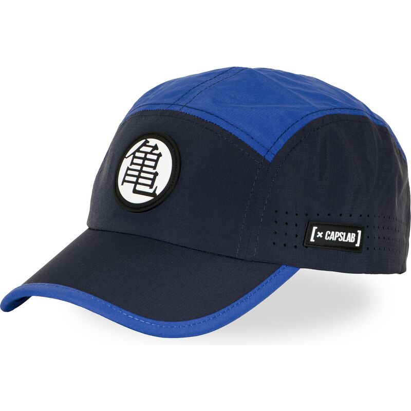 cappello-curvo-blu-snapback-db-gokb-kame-dragon-ball-di-capslab cappello-curvo-blu-snapback-db-gokb-kame-dragon-ball-di-capslab