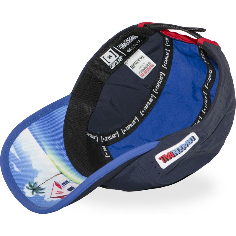cappello-curvo-blu-snapback-db-gokb-kame-dragon-ball-di-capslab cappello-curvo-blu-snapback-db-gokb-kame-dragon-ball-di-capslab