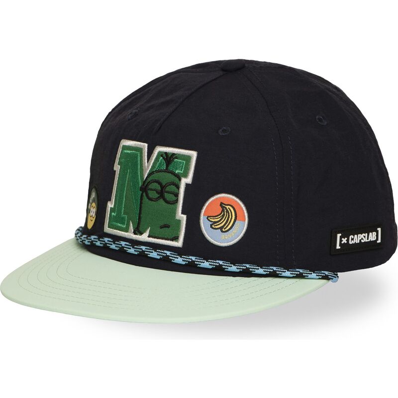 cappello-piatto-nero-snapback-dm1-euhb-minion-cattivissimo-me-di-capslab