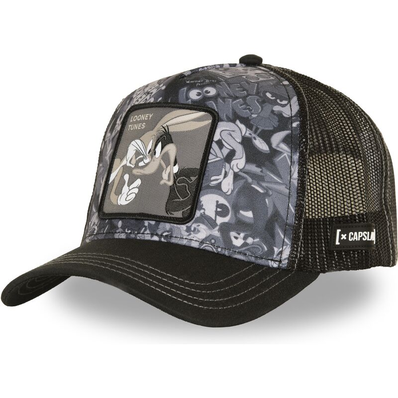 cappello-curvo-nero-snapback-loo14-duo-bugs-bunny-e-paperino-looney-tunes-di-capslab cappello-curvo-nero-snapback-loo14-duo-bugs-bunny-e-paperino-looney-tunes-di-capslab