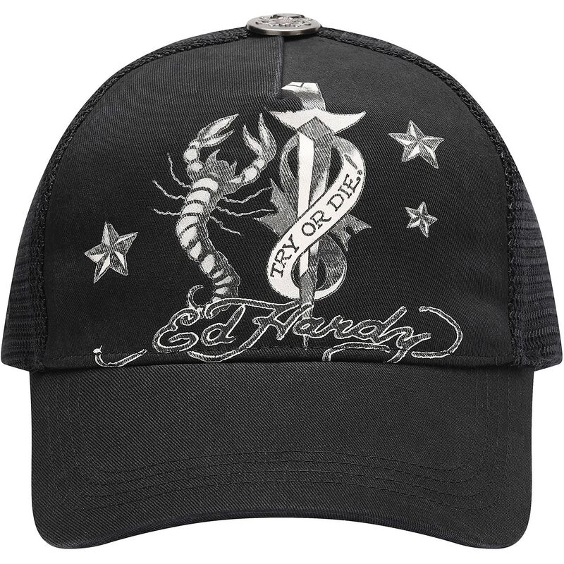 cappello-curvo-nero-snapback-dagger-scorpion-di-ed-hardy cappello-curvo-nero-snapback-dagger-scorpion-di-ed-hardy