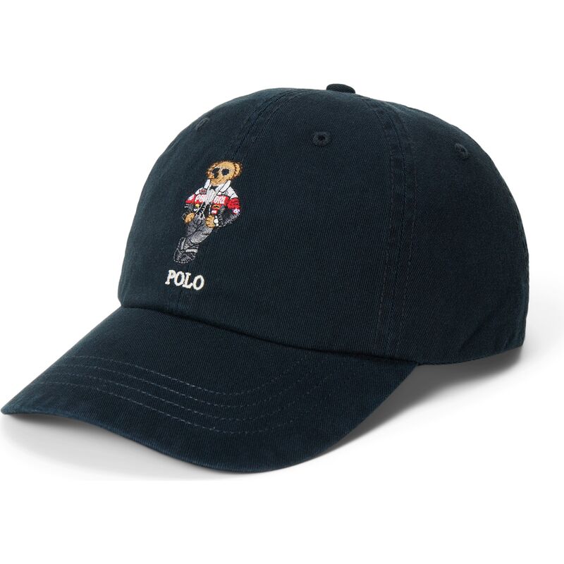 cappello-curvo-nero-cinghia-regolabile-woven-bear-di-polo-ralph-lauren