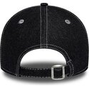 cappello-curvo-nero-cinghia-regolabile-9twenty-a-frame-distress-di-new-era