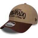 cappello-curvo-marrone-cinghia-regolabile-9forty-m-crown-wordmark-dei-denver-colorado-di-new-era