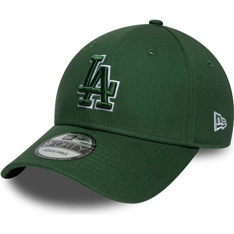 cappello-curvo-verde-cinghia-regolabile-9forty-team-outline-dei-los-angeles-dodgers-mlb-di-new-era cappello-curvo-verde-cinghia-regolabile-9forty-team-outline-dei-los-angeles-dodgers-mlb-di-new-era