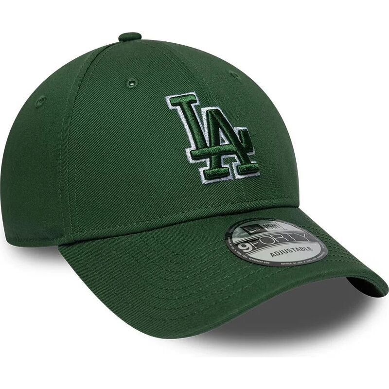 cappello-curvo-verde-cinghia-regolabile-9forty-team-outline-dei-los-angeles-dodgers-mlb-di-new-era cappello-curvo-verde-cinghia-regolabile-9forty-team-outline-dei-los-angeles-dodgers-mlb-di-new-era