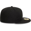 cappello-piatto-nero-chiuso-con-logo-nero-59fifty-league-essential-dei-los-angeles-dodgers-mlb-di-new-era