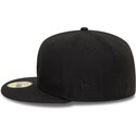 cappello-piatto-nero-chiuso-con-logo-nero-59fifty-league-essential-dei-los-angeles-dodgers-mlb-di-new-era