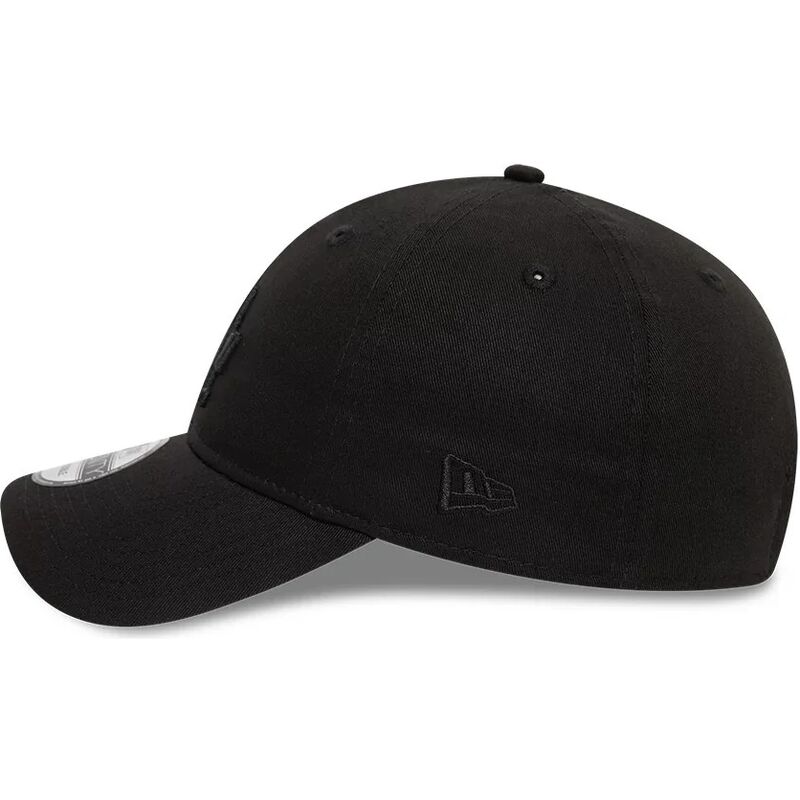 cappellino-con-visiera-curva-nero-regolabile-con-logo-nero-9twenty-league-essential-di-los-angeles-dodgers-mlb-di-new-era