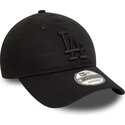 cappellino-con-visiera-curva-nero-regolabile-con-logo-nero-9twenty-league-essential-di-los-angeles-dodgers-mlb-di-new-era