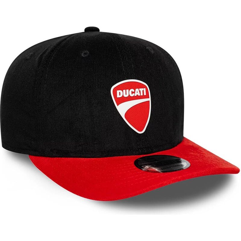 cappello-curvo-nero-snapback-9seventy-stretch-snap-contrast-visor-dei-ducati-motor-motogp-di-new-era cappello-curvo-nero-snapback-9seventy-stretch-snap-contrast-visor-dei-ducati-motor-motogp-di-new-era