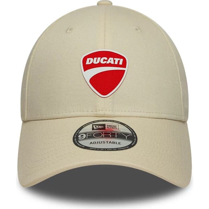 cappello-curvo-beige-cinghia-regolabile-9forty-core-dei-ducati-motor-motogp-di-new-era