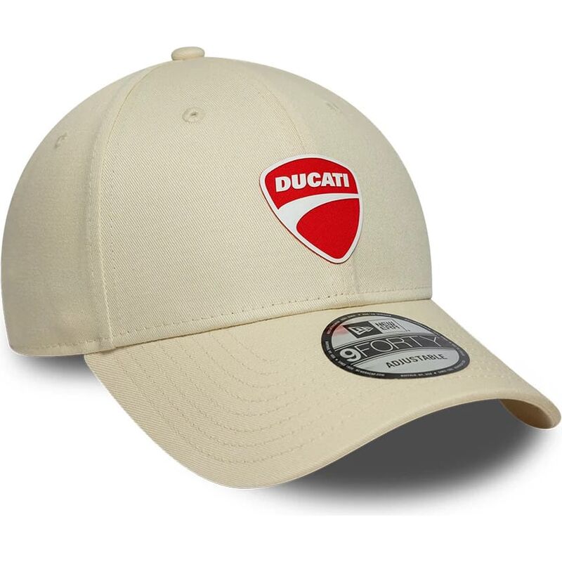 cappello-curvo-beige-cinghia-regolabile-9forty-core-dei-ducati-motor-motogp-di-new-era