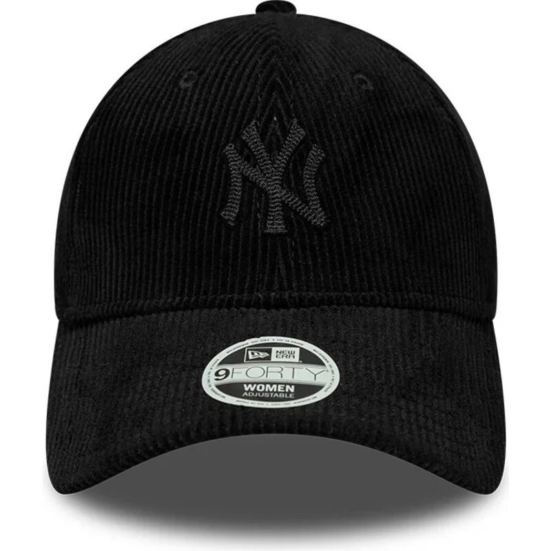 cappello-curvo-nero-cinghia-regolabile-9forty-cord-dei-new-york-yankees-mlb-di-new-era cappello-curvo-nero-cinghia-regolabile-9forty-cord-dei-new-york-yankees-mlb-di-new-era