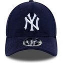 cappello-curvo-blu-marino-snapback-9forty-m-crown-fleece-dei-new-york-yankees-mlb-di-new-era