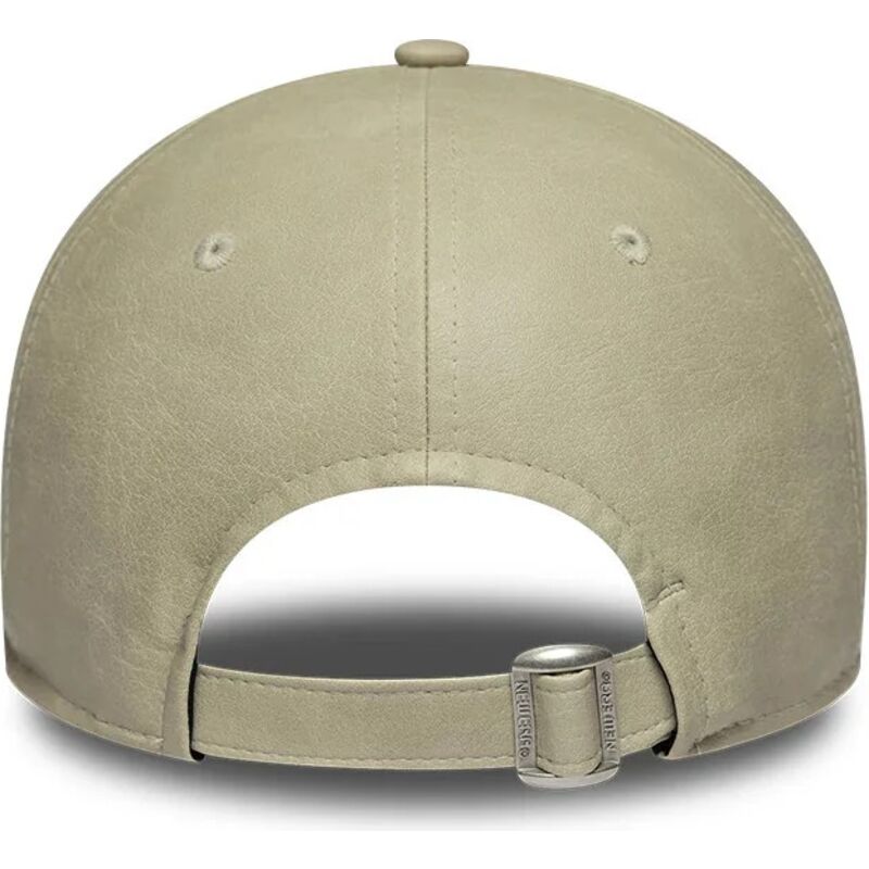 cappello-curvo-beige-cinghia-regolabile-9twenty-washed-pu-dei-los-angeles-dodgers-mlb-di-new-era