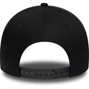 cappello-curvo-nero-snapback-9forty-e-frame-rubber-dei-new-york-di-new-era