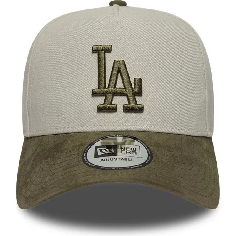 cappello-curvo-verde-snapback-9forty-e-frame-suede-visor-dei-los-angeles-dodgers-mlb-di-new-era cappello-curvo-verde-snapback-9forty-e-frame-suede-visor-dei-los-angeles-dodgers-mlb-di-new-era