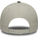 cappello-curvo-verde-snapback-9forty-e-frame-suede-visor-dei-los-angeles-dodgers-mlb-di-new-era